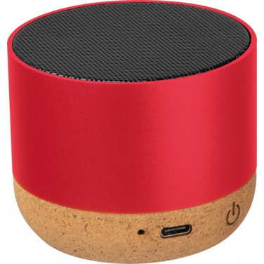 Logo trade promotional giveaway photo of: Recycled speaker Brest