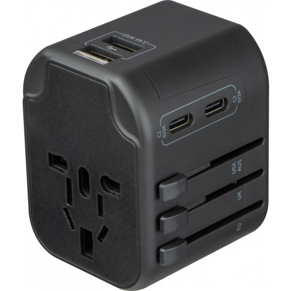Logotrade corporate gifts photo of: Travel Adapter Maracena
