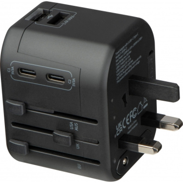 Logo trade promotional items picture of: Travel Adapter Maracena