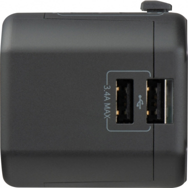 Logo trade promotional gifts image of: Travel Adapter Maracena