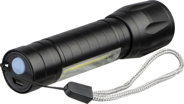Logo trade promotional giveaway photo of: Rechargeable flashlight Tokyo