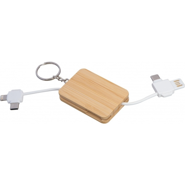 Logo trade promotional merchandise image of: Keychain Bellevue