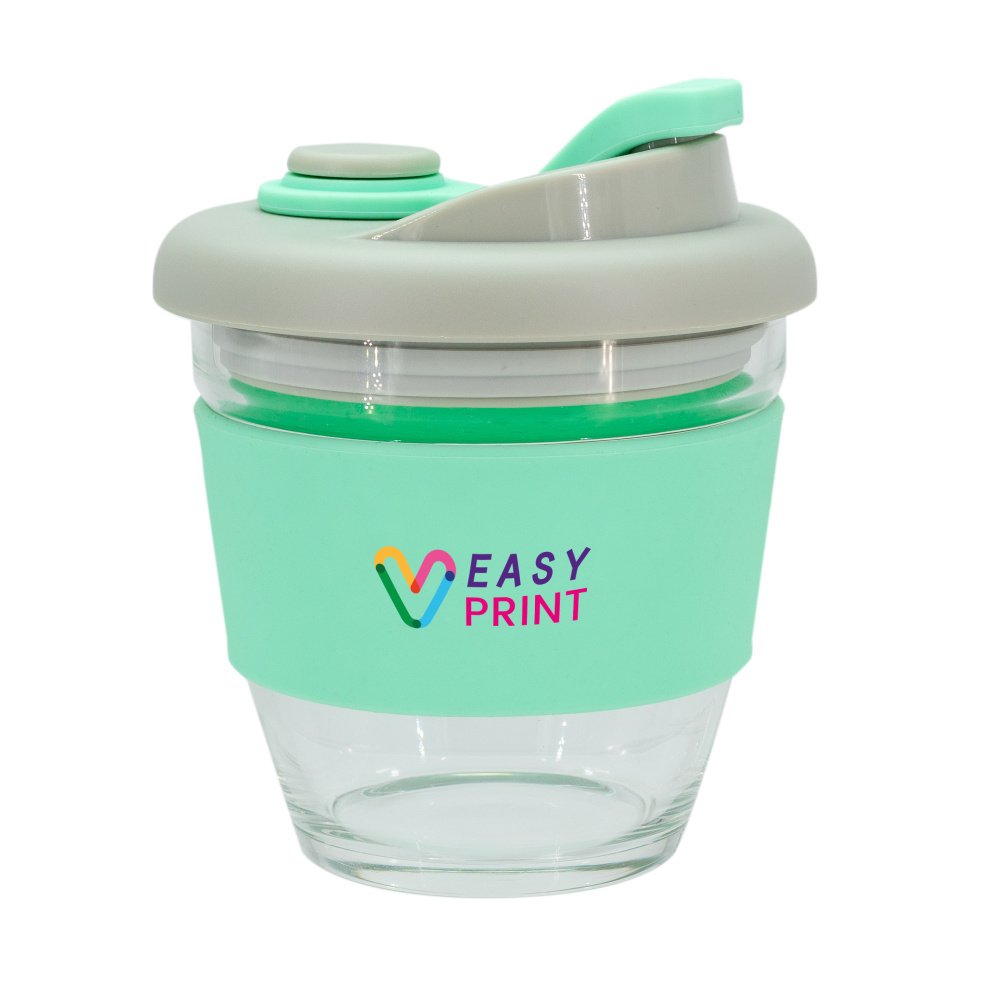 Logotrade promotional product picture of: Glass coffee cup 227 ml