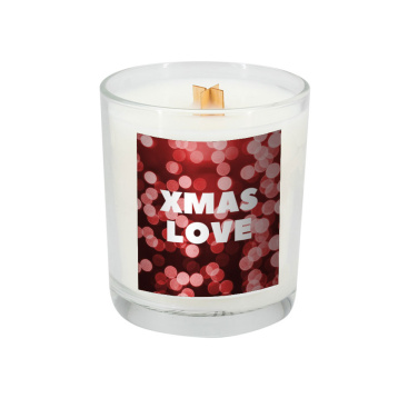 Logo trade promotional items image of: Soy candle 190g Christmas love