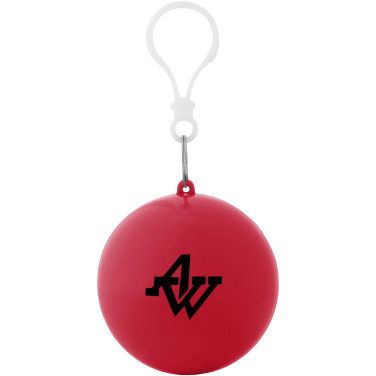 Logotrade promotional giveaways photo of: Xina rain poncho in storage ball with keychain
