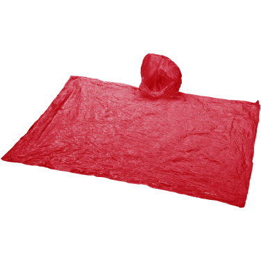 Logo trade corporate gifts picture of: Xina rain poncho in storage ball with keychain