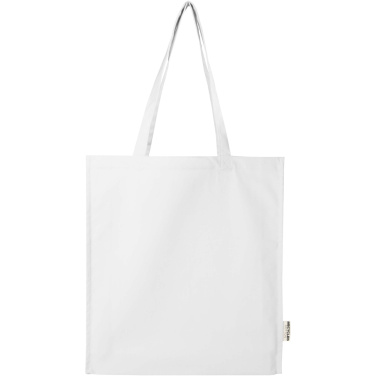 Logotrade advertising products photo of: Florida 270 g/m² GRS recycled gusset tote bag 14L