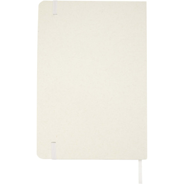 Logo trade promotional items picture of: Bass A5 recycled hard cover notebook with lined pages