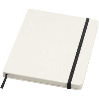 Logo trade promotional products picture of: Bass A5 recycled hard cover notebook with lined pages