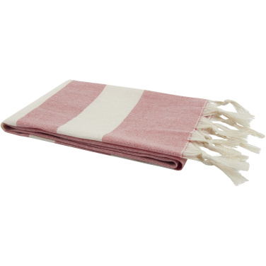 Logo trade promotional giveaways image of: Anders hammam towel 147 x 75.5 cm
