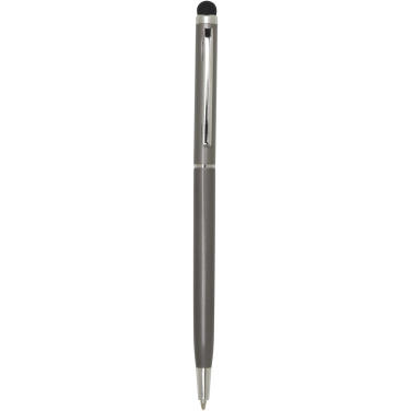 Logo trade business gifts image of: Ore aluminium ballpoint pen with stylus
