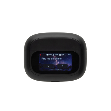 Logotrade promotional merchandise picture of: Airtune RCS recycled plastic ANC earbuds with touch screen
