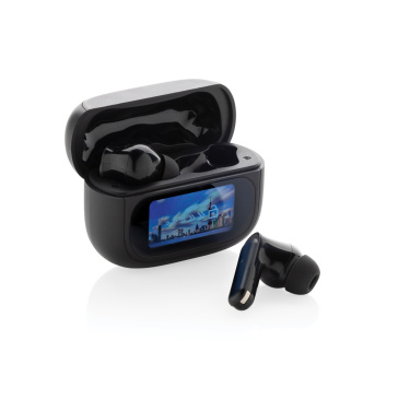 Logotrade promotional merchandise picture of: Airtune RCS recycled plastic ANC earbuds with touch screen