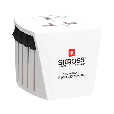 Logo trade promotional product photo of: SKROSS World Travel Adapter MUV Micro