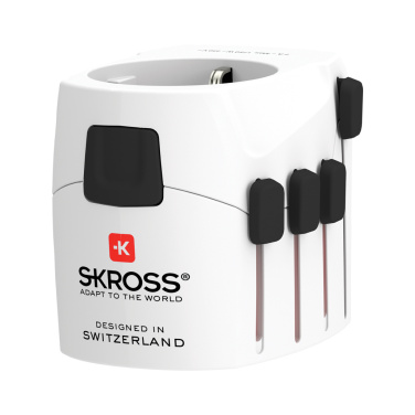 Logo trade promotional giveaways image of: SKROSS Pro 3-Pole World Travel Adapter