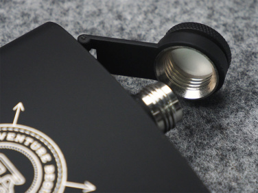 Logo trade promotional gifts image of: Hip flask 190203600