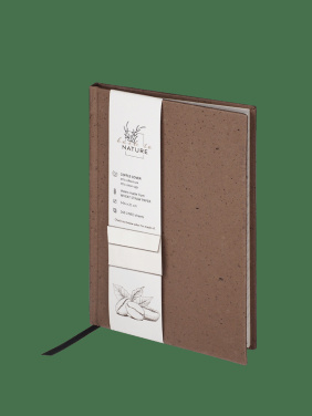 Logo trade advertising product photo of: Recycled Coffee Notebook 209733900