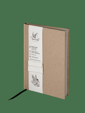 Logo trade promotional merchandise photo of: Recycled Banana Notebook 209734200