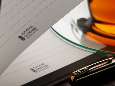 Logo trade promotional items picture of: Recycled Hemp Notebook 209734300