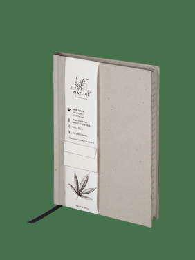 Logo trade promotional gift photo of: Recycled Hemp Notebook 209734300