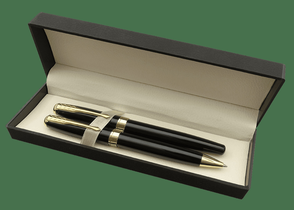 Logo trade promotional gifts picture of: WINDSOR pen set 98003600