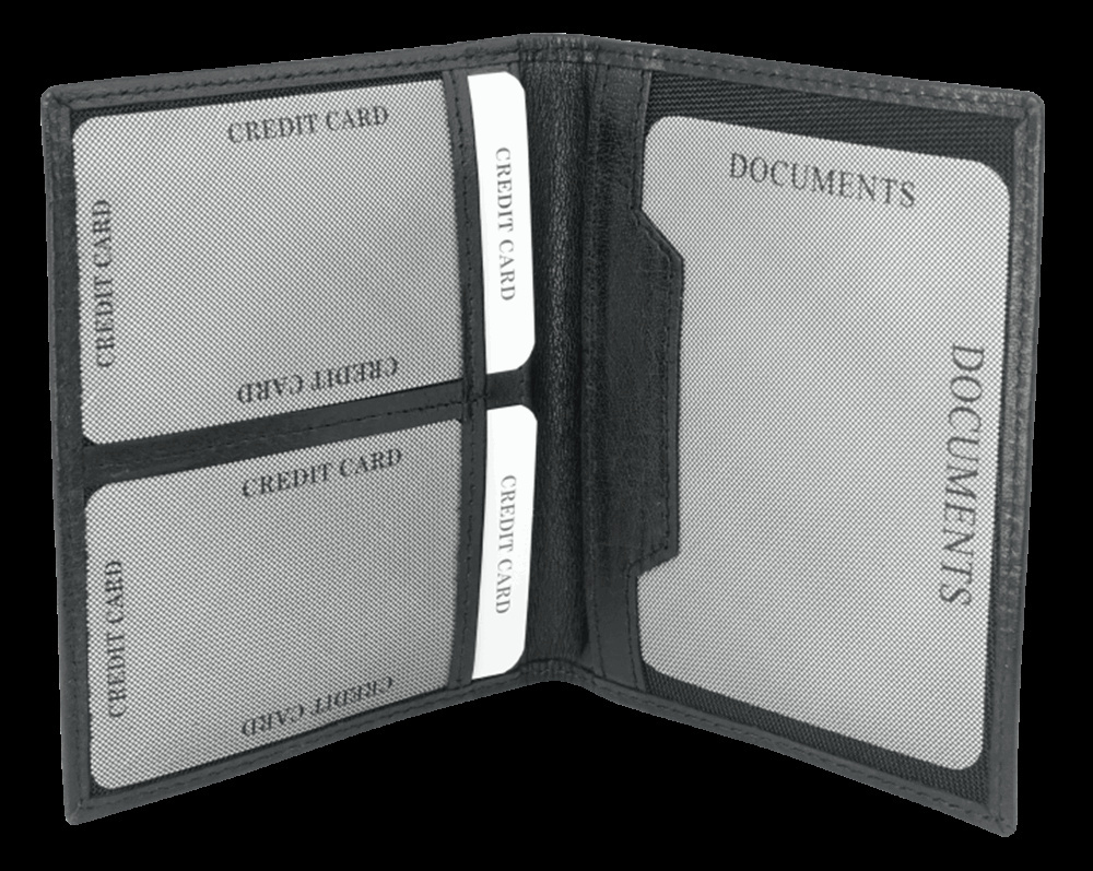 Logo trade corporate gifts image of: RFID document wallet 20801300