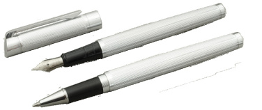 Logo trade promotional giveaway photo of: MACBETH pen set 98203600