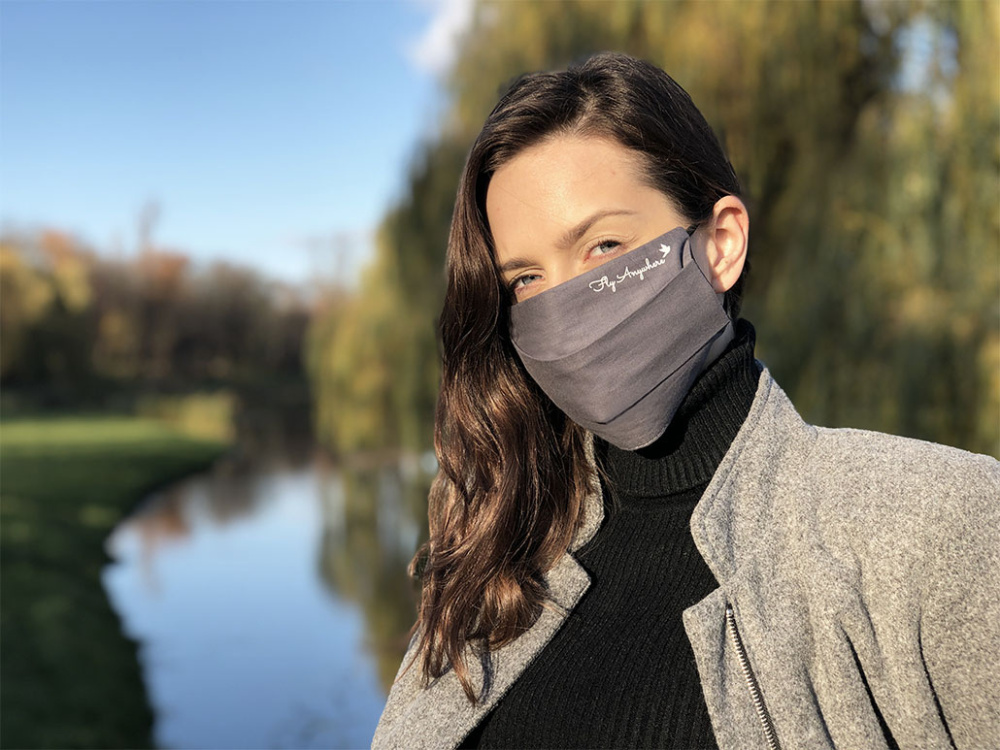Logotrade promotional merchandise picture of: MERCURE cotton face mask 139016500