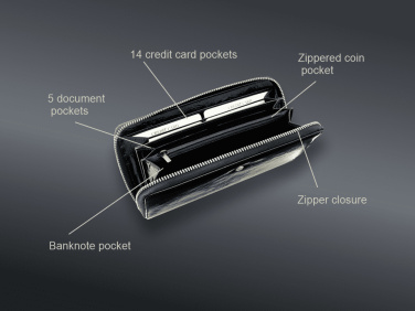 Logo trade promotional giveaways image of: Wallet 36008200