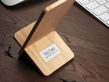 Logo trade advertising products picture of: Wooden telephone stand 1834292