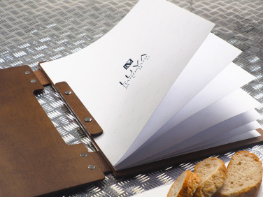 Logo trade corporate gifts image of: Menu cover 1955121