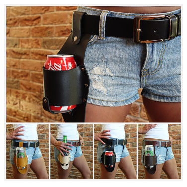 Logo trade advertising products image of: Bottle holster 876017
