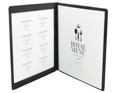 Logo trade advertising products image of: Menu cover 1078119