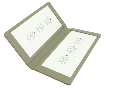 Logo trade promotional merchandise image of: Menu cover 1062119