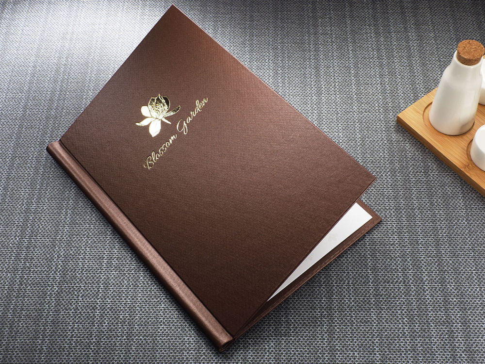 Logo trade advertising products image of: Menu cover 1720280