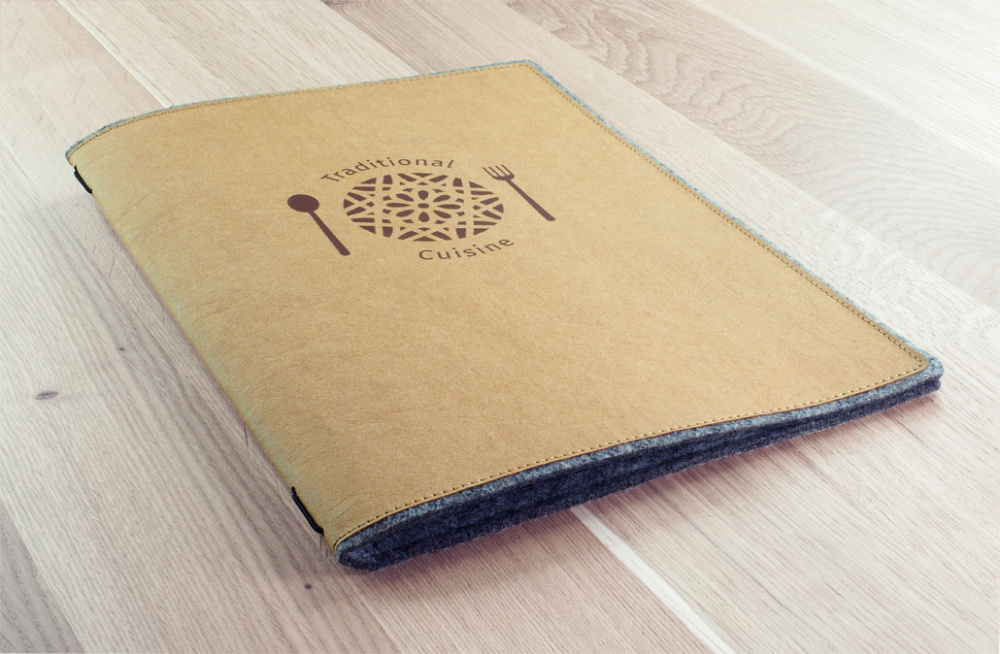 Logo trade advertising product photo of: Menu cover Ambiente 1189140