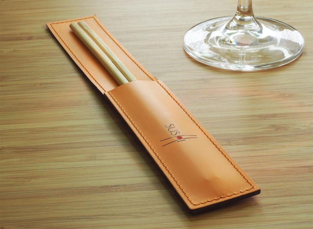 Logo trade promotional merchandise photo of: Chopsticks case 1042094