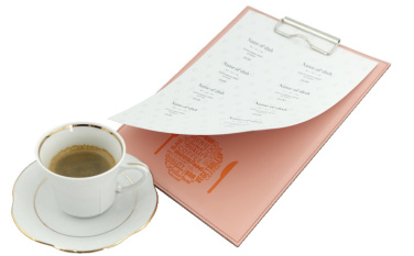 Logo trade promotional merchandise picture of: Clipboard menu 1028094