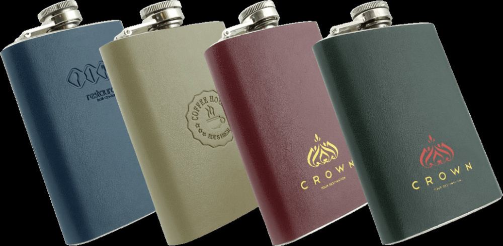 Logo trade promotional giveaways picture of: Hip flask 426119