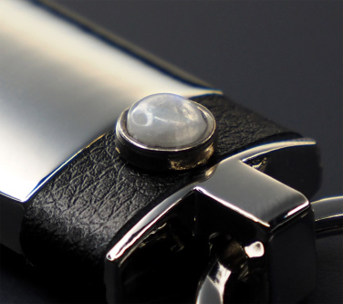 Logotrade promotional item picture of: Moonstone Keyring 1295095