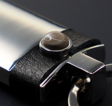 Logo trade business gift photo of: Striped Flint Keyring 1292095