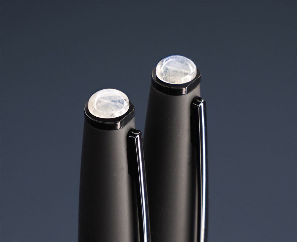 Logotrade advertising products photo of: Moonstone Pen set 1287036