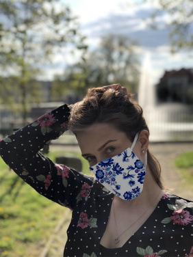 Logo trade promotional product photo of: VENUS PRO cotton face mask with a pocket an HEPA filter 1378165