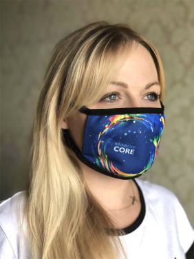 Logotrade advertising products photo of: MARS PRO cotton mask (size M) with pocket and HEPA filter 1380165