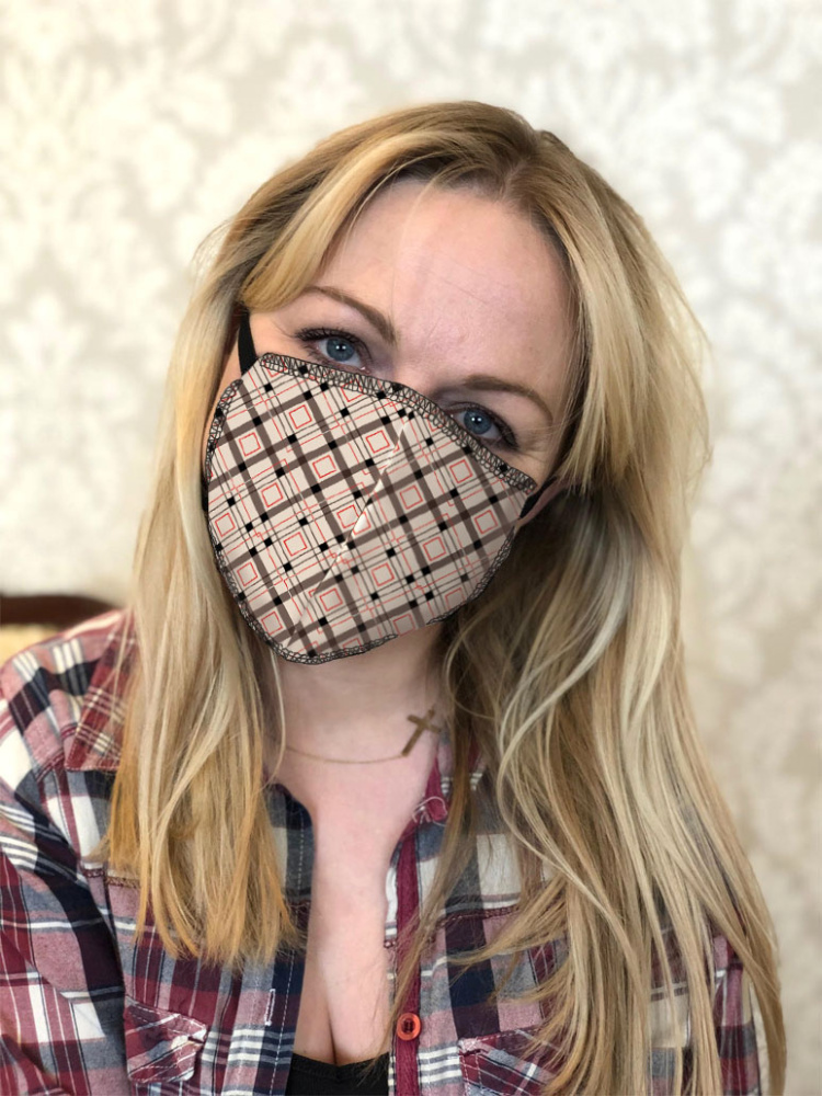Logotrade corporate gifts photo of: ZEFIR cotton face mask 1400165