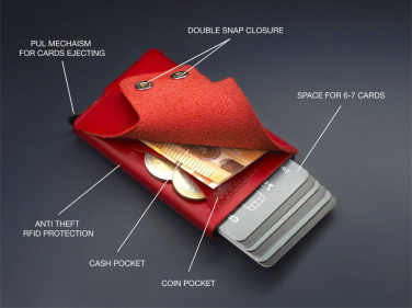Logo trade promotional merchandise photo of: RFID wallet 545131