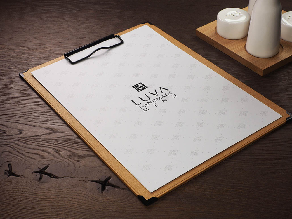 Logotrade promotional products photo of: Clipboard menu 1028280
