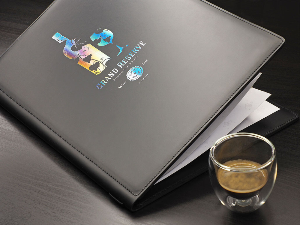 Logo trade promotional giveaways picture of: Menu cover Fine Dining Pro 1220094