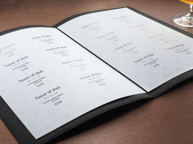 Logo trade advertising product photo of: Menu cover Ambiente 1178265