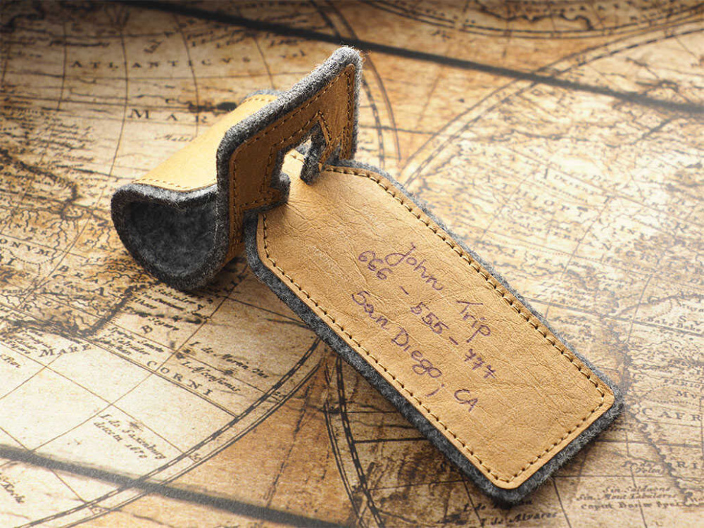 Logotrade promotional giveaways photo of: Luggage tag 969140